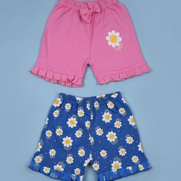 V-Mart Boys Pack Of 2 Floral Printed Cotton Shorts-picture-14