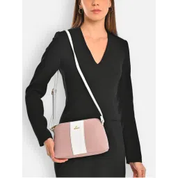 Lavie Womens Pink Colorblock Dm Sling Bag (S)-picture-10