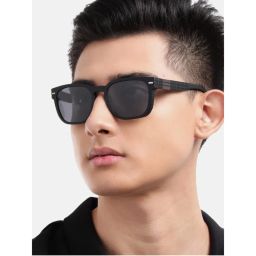 Carlton London Black with Polarised Lens Square Sunglasses (CLSM495)-image-51