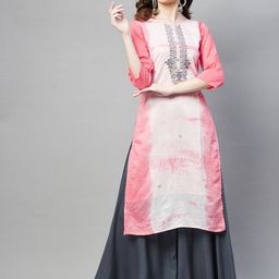 BAESD Women Flared Sleeves Sequinned Kurta-picture-26