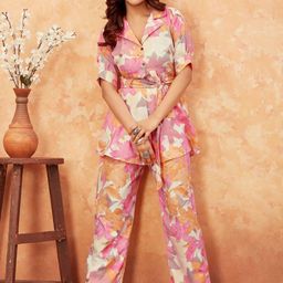 SZN Printed Tunic With Trousers Co-Ords image 5