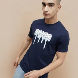 Fame Forever by Lifestyle Men Typography Printed Round Neck Cotton T-shirt-picture-6