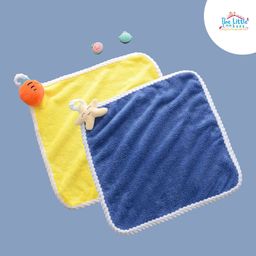 The Little Lookers Kids Pack Of 2 Solid Microfiber Hand Towels-21