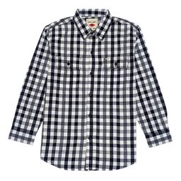 Gini and Jony Boys Comfort Fit Gingham Checked Spread Collar Cotton Casual Shirt-image-62
