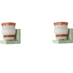 SOMIL Brown Glass Cylinder Printed Wall Lamps-image-75