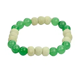 Divine souvenirs Unisex Artificial Beaded Elasticated Bracelet-54