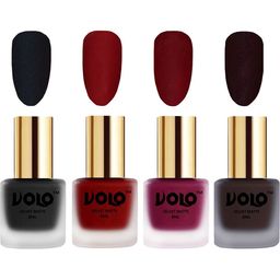 VOLO Set Of 4 Velvet Matte Nail Polish-8 ml Each Shade-5-22-25-45-31