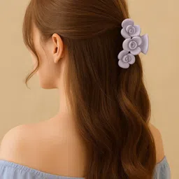 Haute Handles Women Rose Design Claw Clip-picture-1