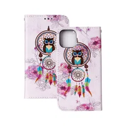 PEEPERLY Conversational Printed iPhone 15 Flip Case Mobile Accessories-5