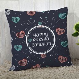 Stybuzz Raksha Bandhan Rakhi Gift Cushion Cover - Navy-image-57