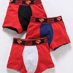 Red Rose Boxer Justice League Print Pack of 3 - Multicolor-image-86