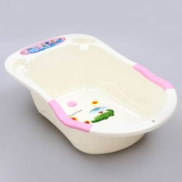 Medium Size Portable Bath Tub With Music  - Pink-image-13
