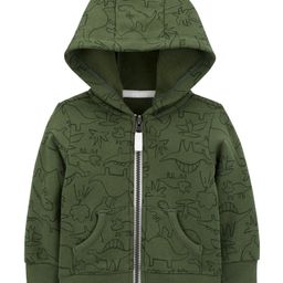 Carter's Zip-Up Fleece Hoodie - Green-picture-12