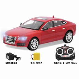 Fiddlerz Remote Controlled Audi Car with Lights (Color May Vary)-10