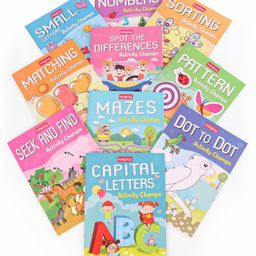 Babyhug First Step to Big Learning Activity Champ Books Set of 10 - English-28