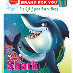 Sawan Who Am I Shark Die-Cut Shape Board Book - English-12