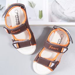 Cute Walk by Babyhug Sandals- Brown-picture-20