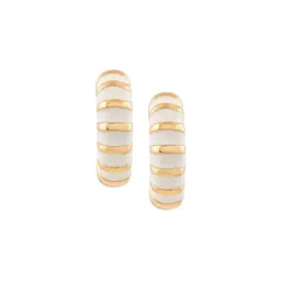 Zaveri Pearls Contemporary Half Hoop Earrings-image-89
