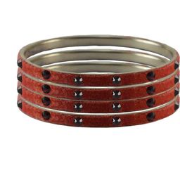 Vidhya Kangan Pink Brass Bangles-image-28