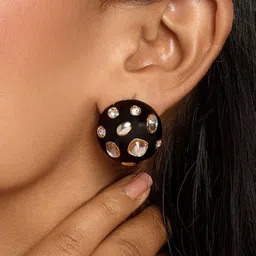 Cierra Circular Studs Earrings image 4