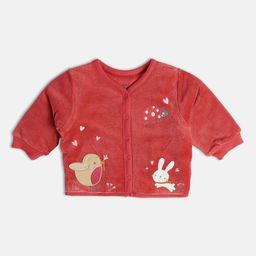 MINI KLUB Girls Cotton Tailored Jacket with Patchwork-image-61
