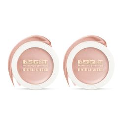 Insight Cosmetics Set of 2 Vegan Highlighter for Luminous Glow 3.5 g each - Cosmic Power-8