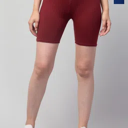 HIRRUX Women Skinny Fit Low-Rise Cycling Sports Shorts-54