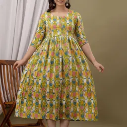 Mialo fashion Women Printed Block Print Maternity Kurta-picture-4