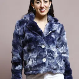 Athena Dyed Single-Breasted Lapelled Fur Coat-picture-18