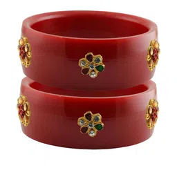 Vidhya Kangan Women Red Bangle-22