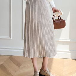bebe A-Line Midi Skirt-picture-52
