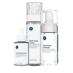 Seasoul Set Of 3 Skin Clarifying Serum- 30 ml- PHA Face Toner- 100 ml & Foam Cleanser-image-10