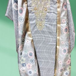 MYROR Embroidered Unstitched Dress Material-picture-38
