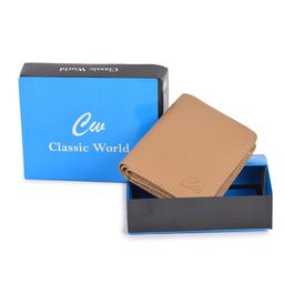 classic world Men PU Two Fold Wallet-4