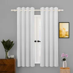 Kuber Industries White 6 Pieces Cotton Window Curtains-image-40