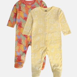 MINI KLUB Girls Pack of 2 Printed Sleepsuit-20