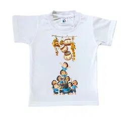 Cute Pals Kids-Unisex White Cotton Tshirts-picture-24