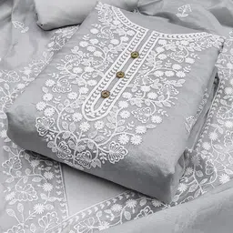 Nayanthara Trends Embroidered Unstitched Dress Material-picture-32