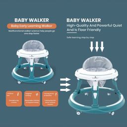 StarAndDaisy Infants 360 Baby Walker With 7 Level Height Adjustment & Music Tray image 5