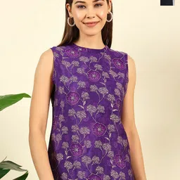 THE FAB FACTORY Women Pack of 2 Floral Print Top-picture-1
