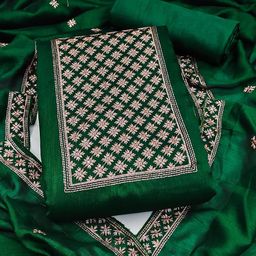 SHADOW & SAINING Embroidered Unstitched Dress Material-image-87