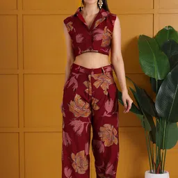 DARVI Printed Shirt With Trouser Co-Ords-picture-8