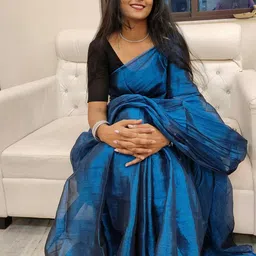 Moda Rapido Tissue Saree with Blouse Piece-picture-37
