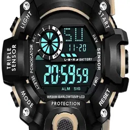 Hala Men Solid Round Tang Regular Digital Watch-G90-2 image 2