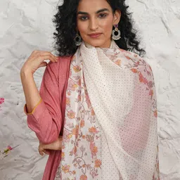 JAYPORE Printed Block Print Dupatta image 4