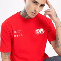 glitchez Drop-Shoulder Sleeves Oversized Casual T-shirt-picture-17