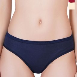 Liigne Pack Of 3 Cotton Mid-Rise Basic Briefs VCPC1828-XS-image-96