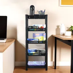 Myntra Elegant Homes Black 5-Tier Water Resistant Drawer Organiser-4