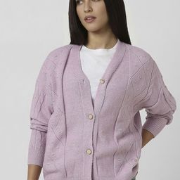 Van Heusen Woman Women Self Design Cardigan Sweater-picture-43