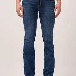 mode de base Men Slim Fit Mid-Rise Heavy Fade Cotton Jeans-image-70